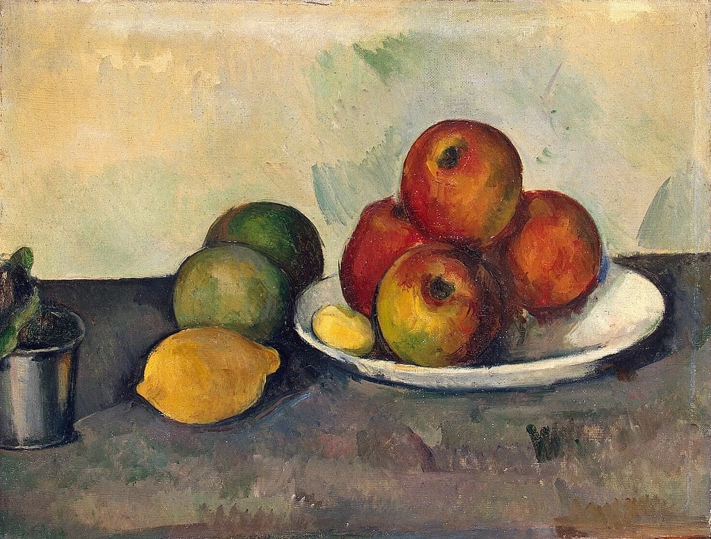 Natura morta con mele, c 1890